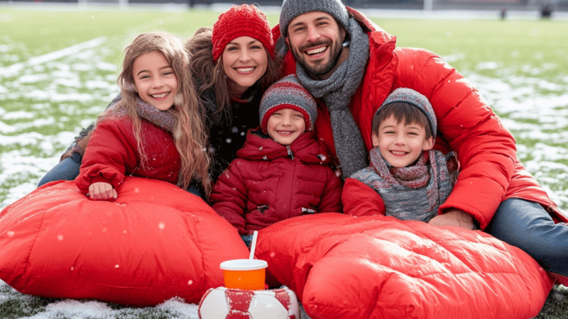 So bleibt die ganze Familie am Spielfeldrand warm: Tipps für kalte Spieltage